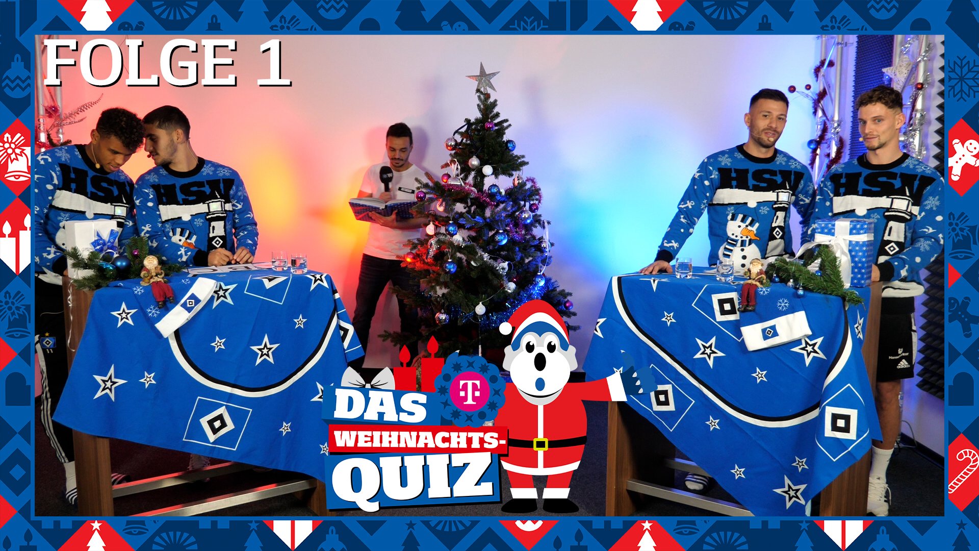 Das Telekom WeihnachtsQuiz Folge 1 Weihnachtsessen HSVtv