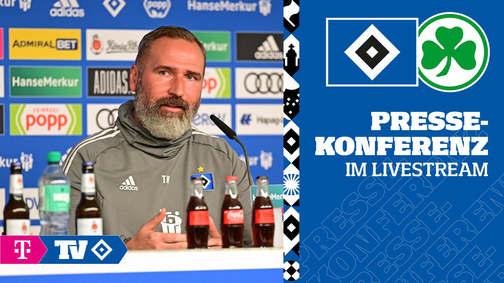 RE-LIVE: PRESSEKONFERENZ I 33. Spieltag I HSV Vs. SpVgg. Greuther Fürth ...