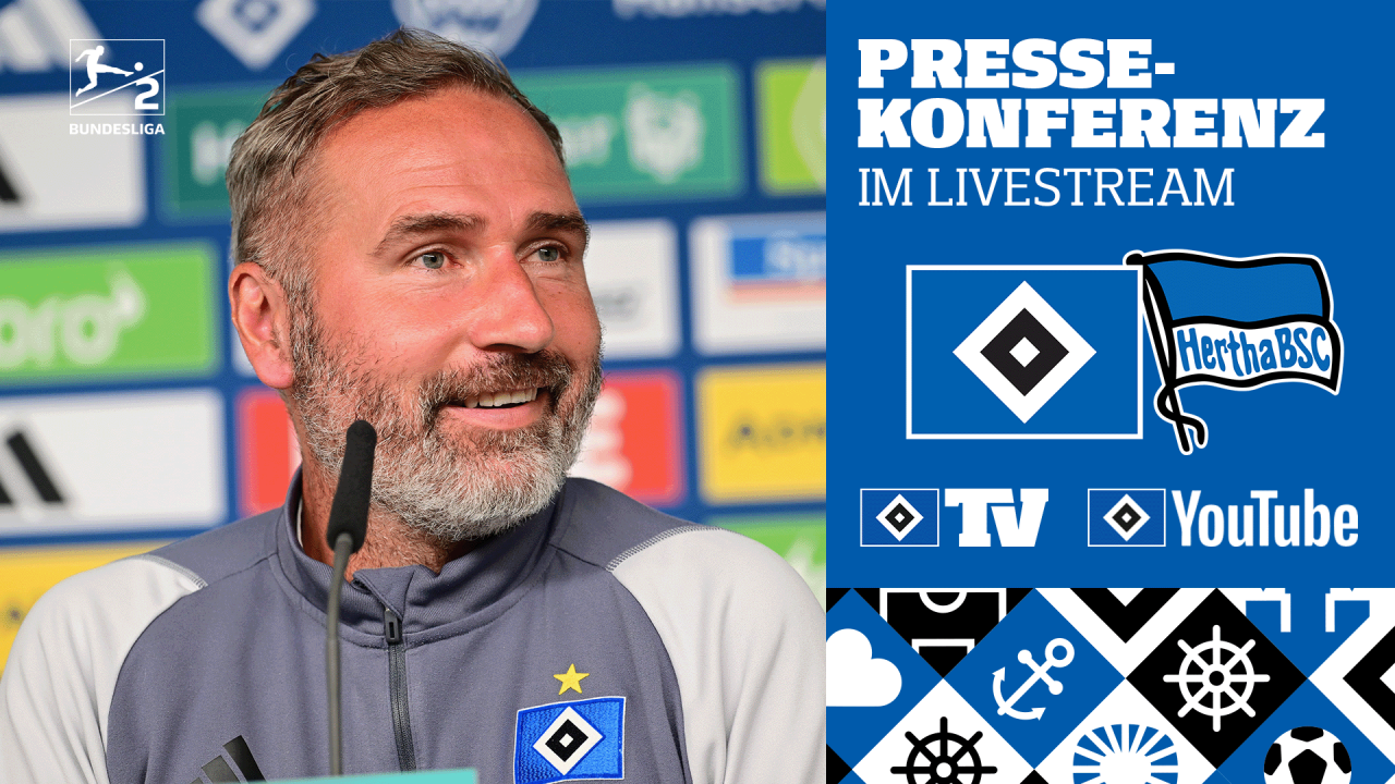 RE-LIVE Die Pressekonferenz vor Hertha BSC HSVtv