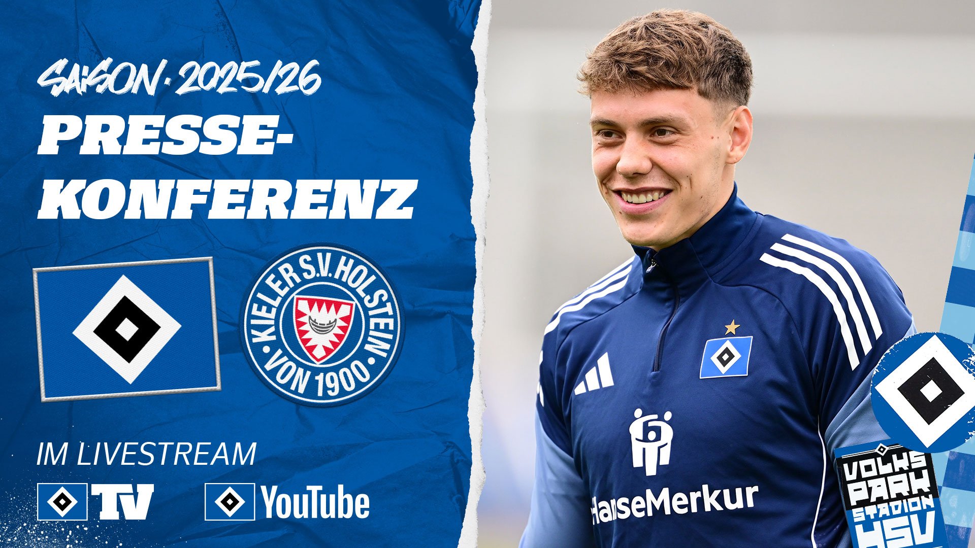 RE-LIVE: PRESSEKONFERENZ MIT NICOLAI REMBERG - HSV vs. Holstein Kiel ...