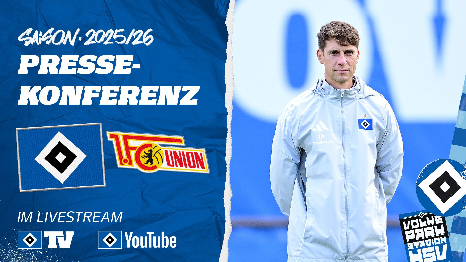 RE-LIVE: PRESSEKONFERENZ MIT LOIC FAVE - HSV vs. 1. FC Union Berlin | HSVtv